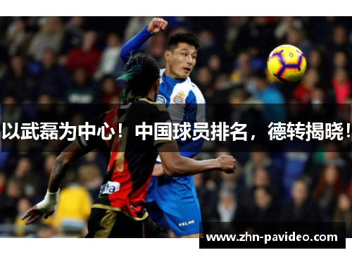 以武磊为中心！中国球员排名，德转揭晓！