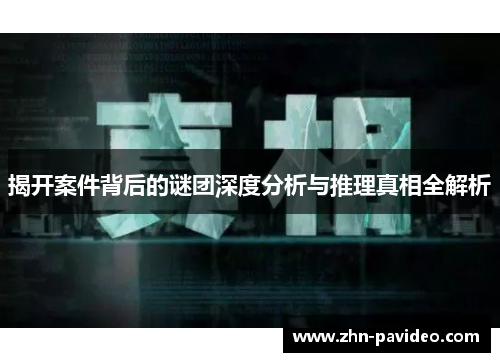 揭开案件背后的谜团深度分析与推理真相全解析